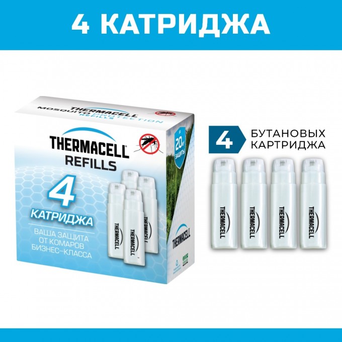 Набор запасных картриджей THERMACELL C-4 Набор запасных картриджей THERMACELL C-4
